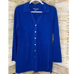 SOFT SURROUNDINGS LONG SLEEVE CASUAL CLASSIC EVERYDAY WEAR TUNIC SHIRT SIZE. MED